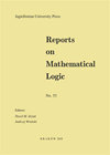 Reports on Mathematical Logic雜志封面